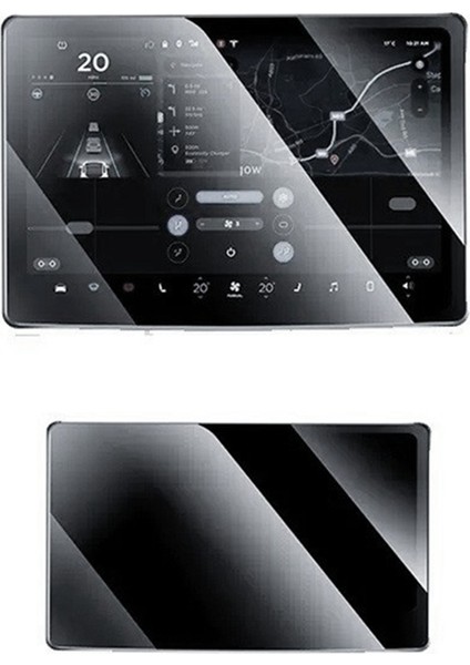 Model Xs 2022-2024 Navigasyon Temperli Film 2pcs-C (Yurt Dışından)