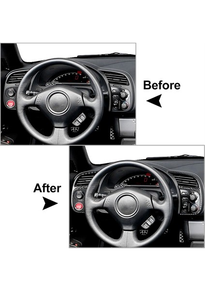 Gösterge Paneli Havalandırma Çıkış Kapağı Trim Sticker Araba Iç Aksesuarları (Yurt Dışından) fırsatları
