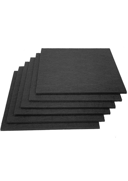 Yüksek Yoğunluklu Akustik Paneller Ses Geçirmez Yalıtımlı Eğimli Kenarlar, Siyah (Yurt Dışından) fiyatları