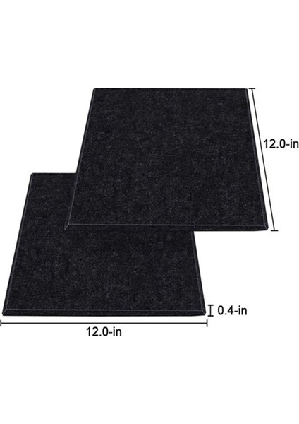 Yüksek Yoğunluklu Akustik Paneller Ses Geçirmez Yalıtımlı Eğimli Kenarlar, Siyah (Yurt Dışından) modelleri
