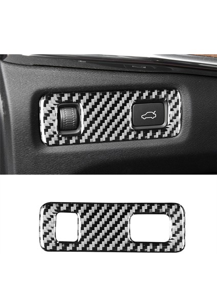 S90 2017-2022 Için Karbon Fiber Far Anahtarı Düğme Çerçevesi (Yurt Dışından)