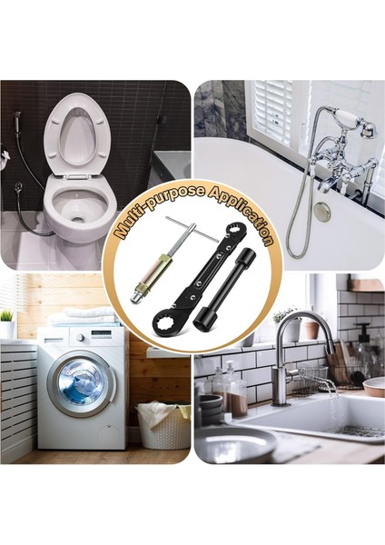 3'ü 1 Arada Sıhhi Tesisat Aleti Açı Durdurma Anahtarı Seti, Su Borusu Anahtarı (Yurt Dışından) indirimleri