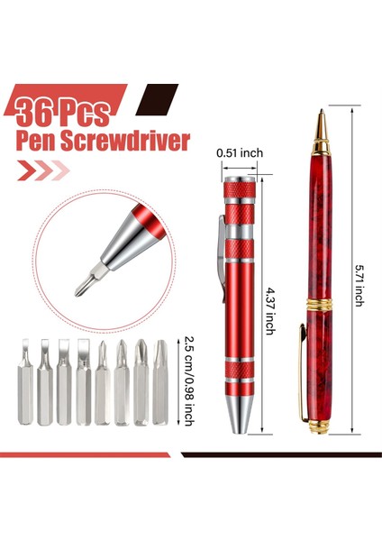 12 Adet Kalem Tornavida Hediye Çok Amaçlı Alet El Aleti Sekiz Bir Arada (Yurt Dışından) fiyatları