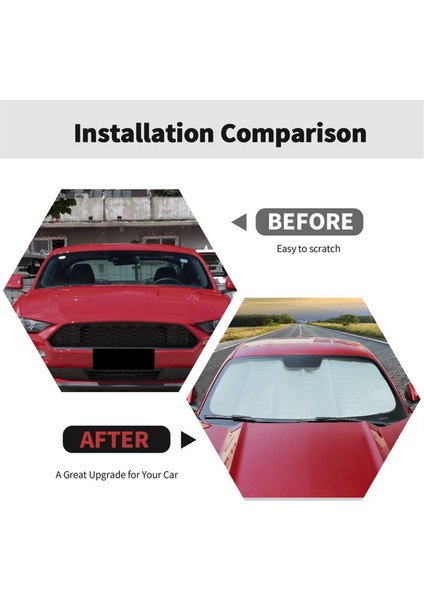 2015-2023 Araba Ön Cam Güneşliği Güneşlik 6 Adet (Yurt Dışından) indirimleri