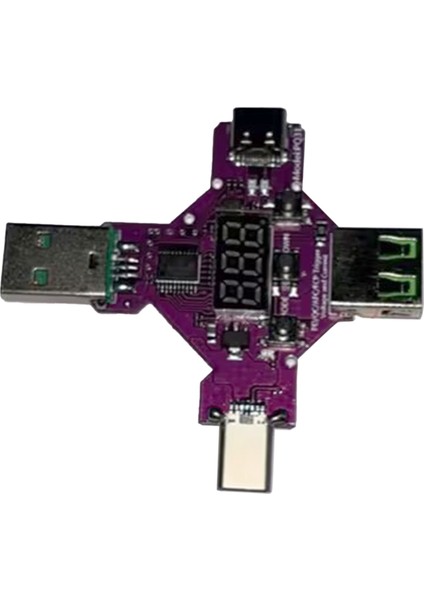 Pd3.0 Protokolü Hızlı Şarj Tetikleyici Aldatmaca Voltmetre Dedektör Modülü (Yurt Dışından)