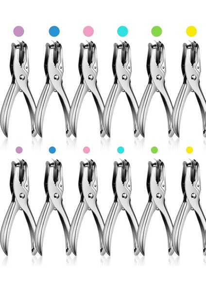 12'li Paket 1 Delik Delici 1/4 ve 1/8 Inç Tek Delik Delici (Yurt Dışından)