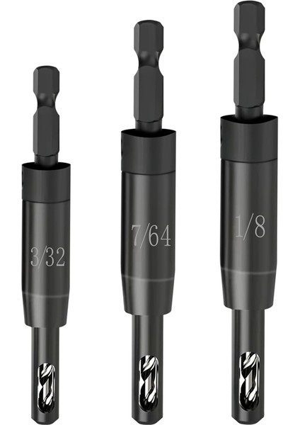 1/4 Inç Altıgen Şaftlı Matkap Için Kendiliğinden Merkezleme Matkap Ucu Seti (Yurt Dışından)