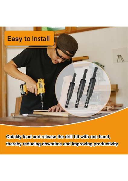 1/4 Inç Altıgen Şaftlı Matkap Için Kendiliğinden Merkezleme Matkap Ucu Seti (Yurt Dışından) fırsatları