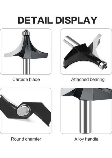 12MMX2-1/2 Şaft Köşe Yuvarlatılmış Freze Ucu (Yurt Dışından) fiyatları