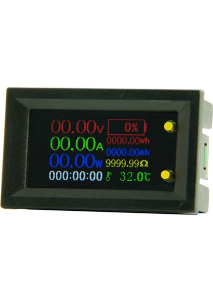 20A Voltmetre Ampermetre 9ın1 Çok Işlevli IPS LCD Voltaj Test Ölçer (Yurt Dışından)