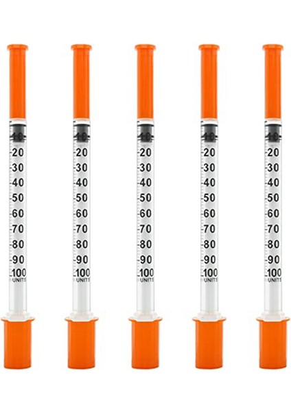 Iğneli Insülin Şırıngası 30G 1 Ml/cc 1/2-Inç (13MM) (Yurt Dışından)