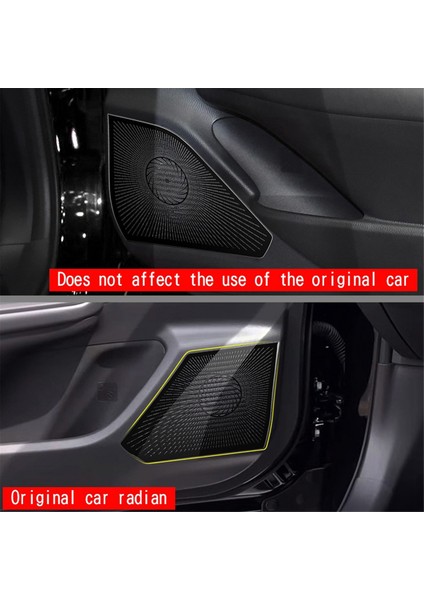 Araba Kapı Korna Kılıfları Paslanmaz Çelik Korna Çerçevesi Siyah (Yurt Dışından) modelleri