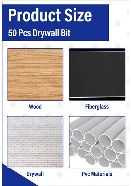 50 Adet Alçıpan Matkap Uçları Pilot Nokta Kesme Matkap Uçları (5/32 Inç) (Yurt Dışından) fiyatları