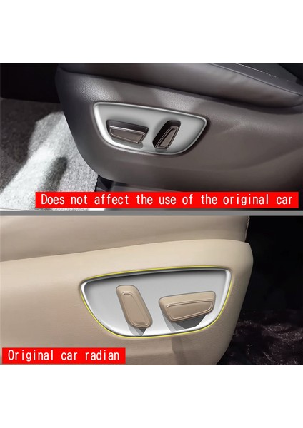 Araba Mat Gümüş Elektrikli Koltuk Düğme Paneli Çerçeve Iç Döşeme (Yurt Dışından) modelleri