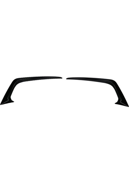 Ön Tampon Rüzgar Bıçağı Dekorasyonu Sis Lambası Kapağı Şeritleri Siyah (Yurt Dışından) fiyatları