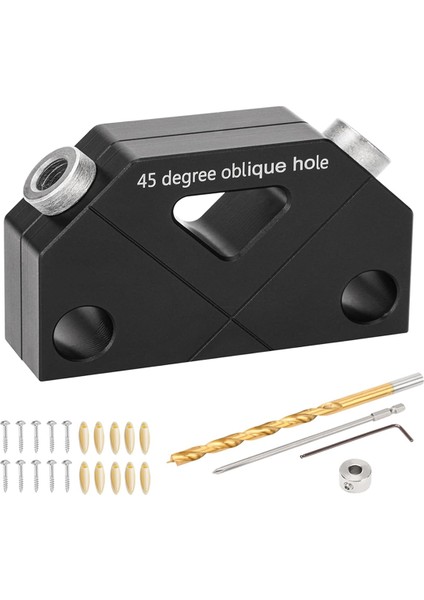 Açısal Dübel Eklemleri Için Dübel Aparatı, Matkap Ucuyla Dübel Aparatı Seti (Yurt Dışından)