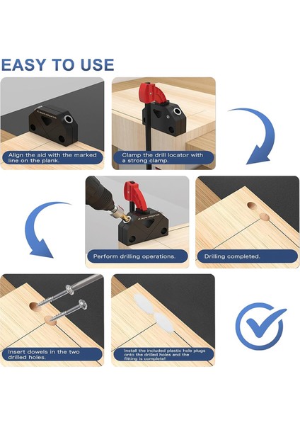 Açısal Dübel Eklemleri Için Dübel Aparatı, Matkap Ucuyla Dübel Aparatı Seti (Yurt Dışından) indirimleri