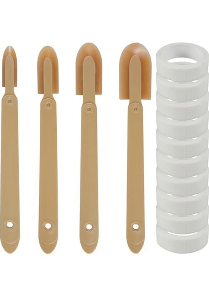 4 Adet Kauçuk Kalafatlama Aracı, Kalafatlama Spatulaları Kalafatlama Bitirme Aracı, A (Yurt Dışından)