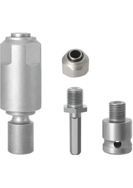 Elektrikli Anahtar Adaptörü, Yuvarlak Saplı Elektrikli Darbeli Matkap, 3 Adet (Yurt Dışından)