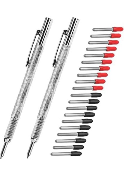 2 Adet Tungsten Karbür Rakle, Cam/seramik Için Ekstra 20 Marker Ucu (Yurt Dışından)