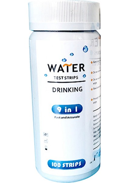Su Test Kiti 100 Ev Su Test Şeridi Kuyu ve Musluk Testi Için (Yurt Dışından) fiyatları