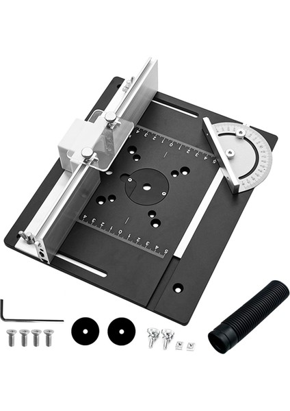 1 Takım Frezeleme Masası Ekleme Plakası, Tutucu ile Yönlendirici Için Frezeleme Masası (Yurt Dışından)