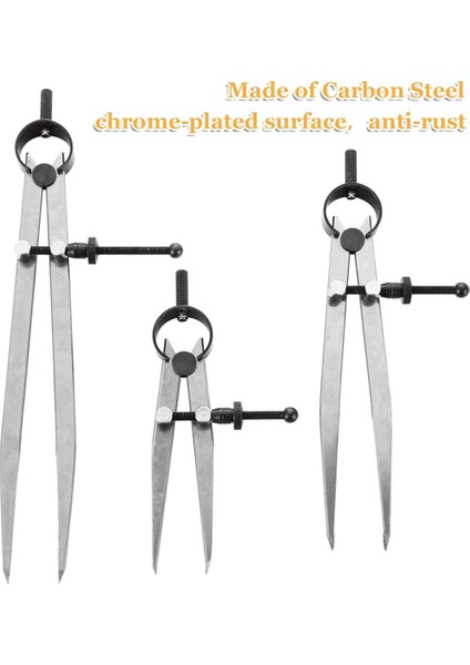 3 Parça Ayarlanabilir Kilitlenebilir Yaylı Kanat Bölücü 4/6/8 Inç (Yurt Dışından) fırsatları