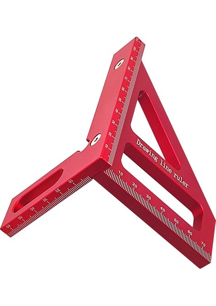 2 Adet Çok Açılı Gönye Üçgen Cetvel ve T-Kare Delik Çizme Cetveli-A (Yurt Dışından) modelleri