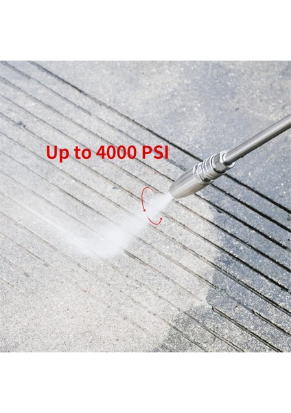 Basınçlı Yıkama Makinesi Için Turbo Nozul, 4000PSI Dönen Turbo Nozul (Yurt Dışından)