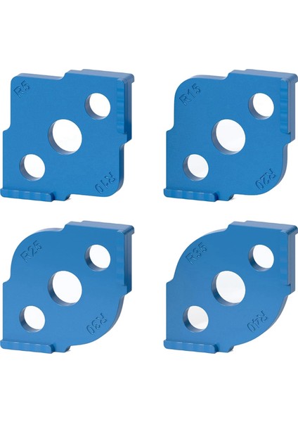 Radius Jig Yönlendirici Şablonları 4 Parça, Köşe Radius Yönlendirme Şablonları (Yurt Dışından)