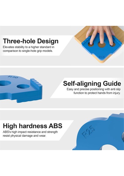 Radius Jig Yönlendirici Şablonları 4 Parça, Köşe Radius Yönlendirme Şablonları (Yurt Dışından) indirimleri