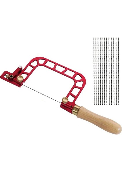 Çelik Çerçeveli Başa Çıkma Testeresi Hassas Gravür Testeresi El Tel Testeresi B (Yurt Dışından)