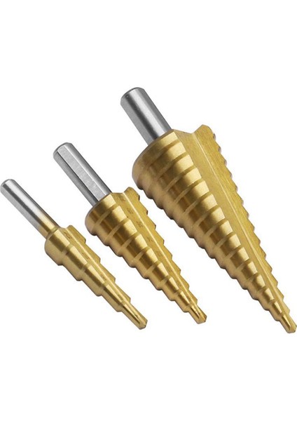 6 Parçalı Kademeli Tırtıklı Matkap Ucu Seti Üçgen Saplı (Yurt Dışından) fiyatları