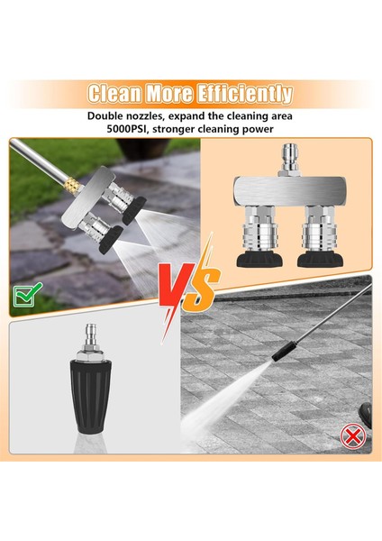 Basınçlı Yıkama Uçları, 2'si 1 Arada Basınçlı Yıkama Nozulu Ucu (Yurt Dışından) fırsatları