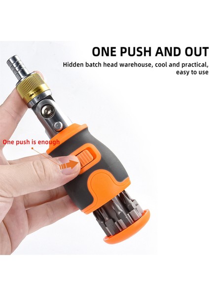 Sekiz Bir Arada Çok Işlevli S2 Toplu 2 Yönlü Cırcır Ayarlanabilir, Gri (Yurt Dışından) modelleri