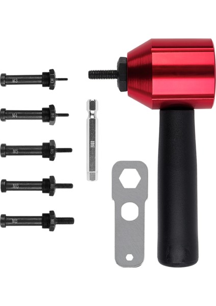 Elektrikli Matkap Için Metrik Perçin Somunu Dönüştürücü Somun Perçinleme Aleti (Yurt Dışından)