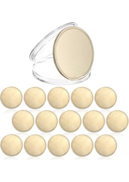 Lazer Gravür Için 15 Adet Boş, Altın (Yurt Dışından)