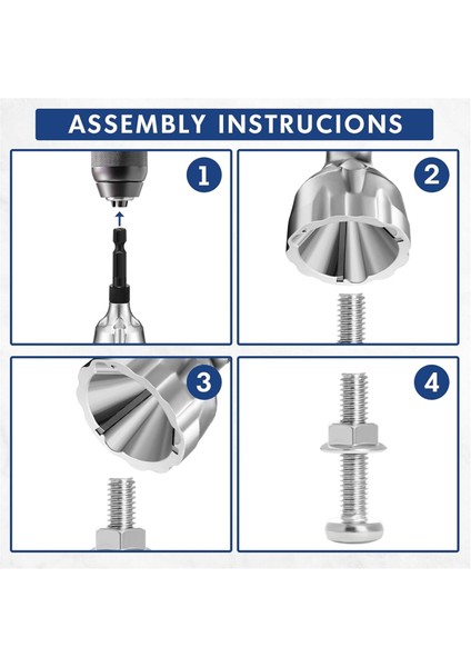 4 Adet Ağır Hizmet Tipi Çapak Alma Pah Kırma Aleti Hızlı Çıkarma Altıgen Şaft (Yurt Dışından) fırsatları