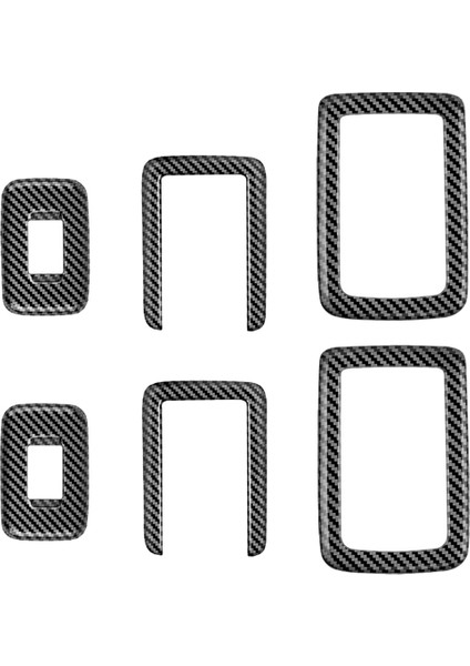 Araba Ikinci Sıra Koltuk Düğmesi Çerçeve Trimi Karbon Fiber Desen (Yurt Dışından) fiyatları