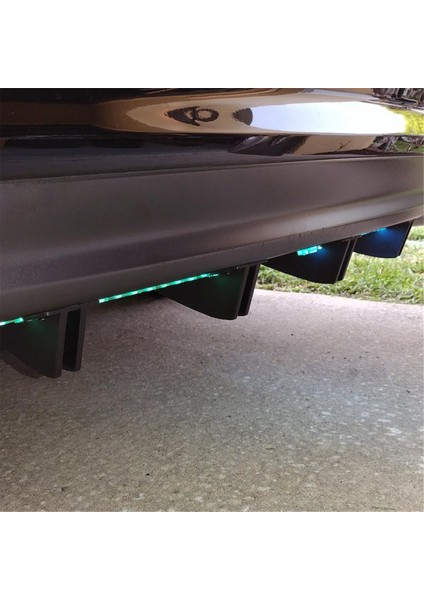 Arka Tampon Dudak Difüzör Kanatları Çene Tampon Koruyucu Siyah 4 Adet (Yurt Dışından) fırsatları