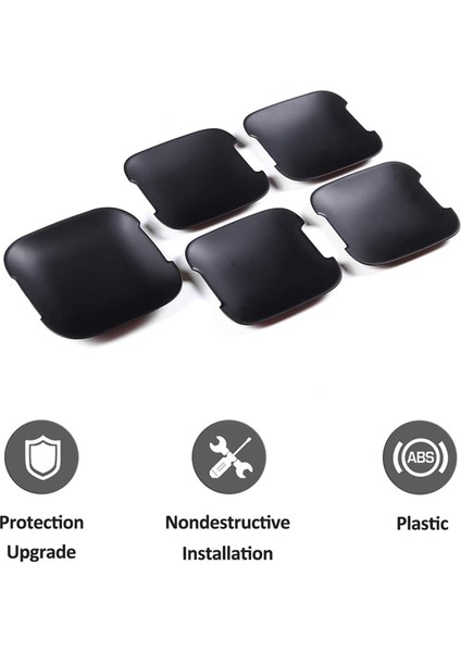Araba Dış Kapı Kolları Kapağı Yan Kapı Kase Kapağı Trim Aksesuarları5 Adet (Yurt Dışından) modelleri
