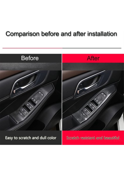 Araba Cam Kaldırma Anahtarı Paneli Kapağı Kapı Kol Dayanağı Kapağı (Yurt Dışından) indirimleri