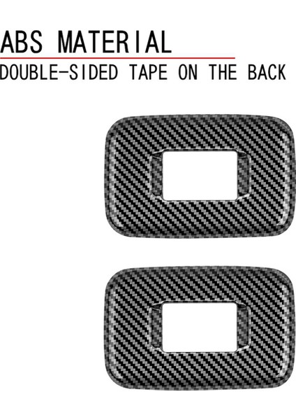 Araba Orta Sıra Koltuk Yan Düğme Çerçeve Karbon Fiber (Yurt Dışından) indirimleri