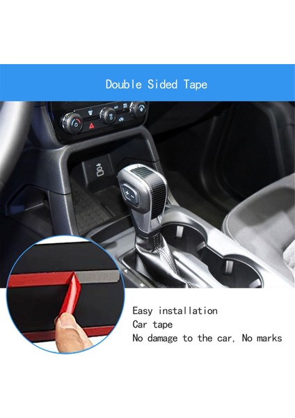 Araba Orta Konsol Vites Topuzu Kapağı Trim Aksesuarları Için (Yurt Dışından)