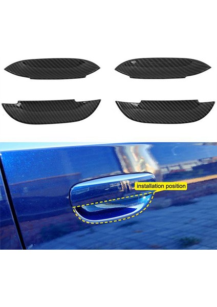 Araba Dış Kapı Kolu Kase Koruyucu Kapak Döşeme (Yurt Dışından)