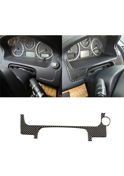 Gösterge Paneli Dekoratif Trim Çıkartmaları Karbon Fiber (Yurt Dışından) fırsatları