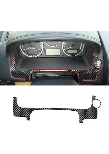 Gösterge Paneli Dekoratif Trim Çıkartmaları Karbon Fiber (Yurt Dışından) indirimleri