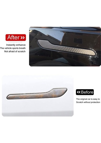 Model 3 Model Y 2017-2023 Araba Kapı Kolu Kapağı Koruması (Yurt Dışından) fırsatları