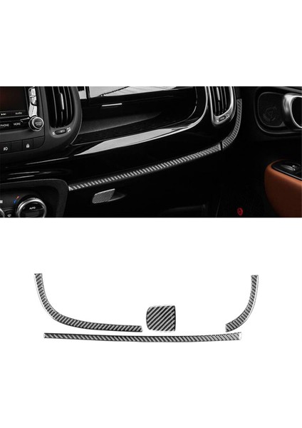 500L 2014-2017 Araba Yardımcı Pilot Saklama Kutusu Kapağı Trim Stickerı (Yurt Dışından)