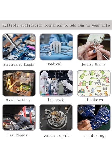 5 Adet Hassas Cımbız Seti - Anti-Statik Paslanmaz Çelik Cımbız (Yurt Dışından) fırsatları